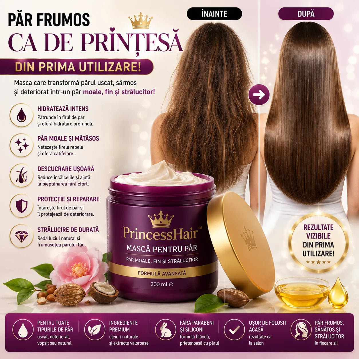Mască Pentru Păr PrincessHair